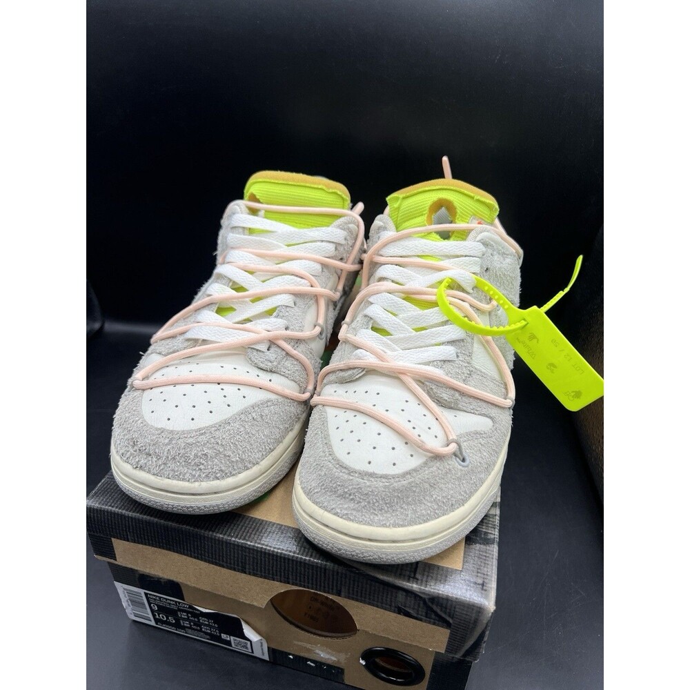Nike x Off-White Dunk Low 'Lot 12 of 50' Men’s SZ 9 (DJ0950-100) OG ALL CLEAN